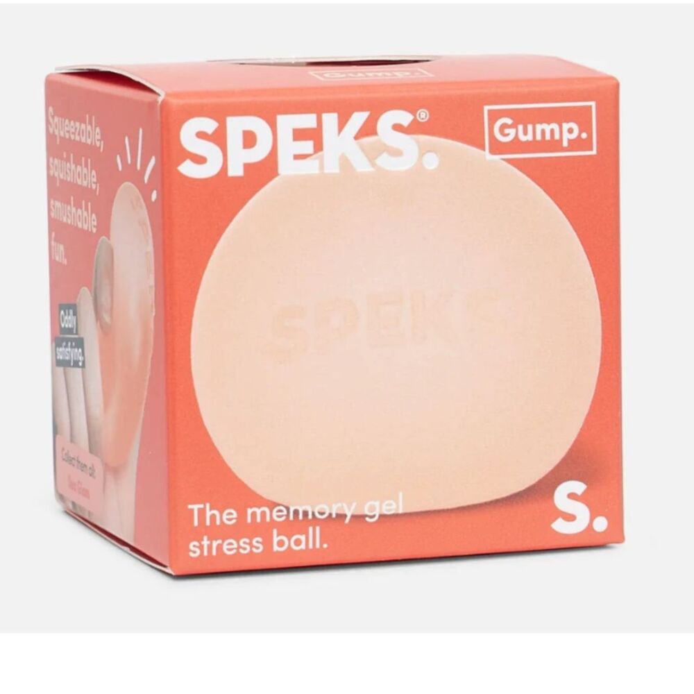 Speks Gump Stress Ball Silky Soft Memory Gel Squishy Fidget In Hand Reef